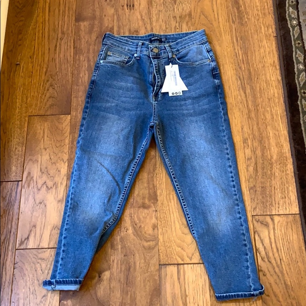 Boohoo petite cropped skinny jeans BRAND NEW